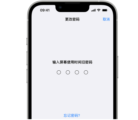 南澳iPhone屏幕维修分享iPhone屏幕使用时间密码忘记了怎么办 