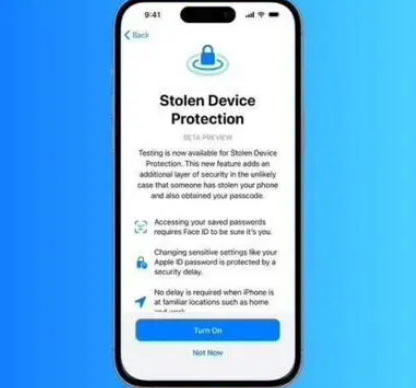 南澳苹果授权维修店分享被盗设备保护功能开启方法 