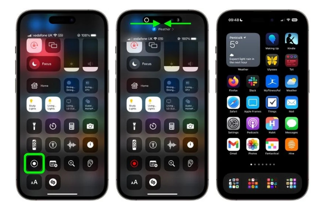 南澳苹果手机维修分享iPhone14录屏如何隐藏灵动岛和红色指示器 