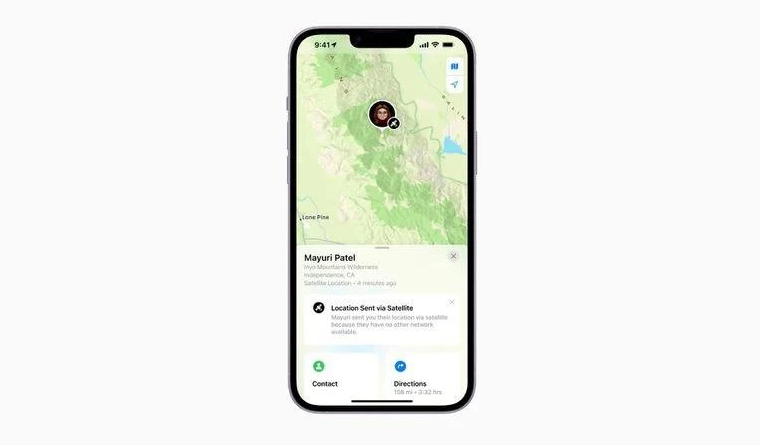 南澳苹果14维修分享iPhone14系列中 FindMy功能通过卫星分享位置方法教程 