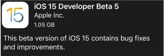 南澳苹果手机维修分享如何升级到iOS15.0 beta5 